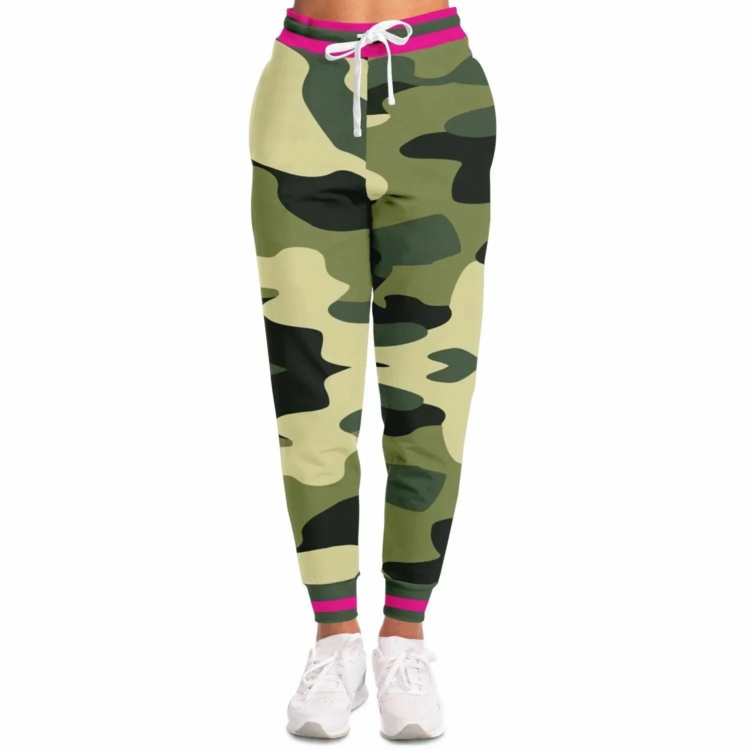 Green Marsh Camo Eco-Poly Unisex Joggers
