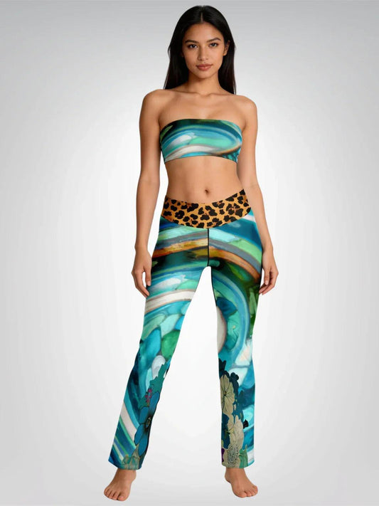 Figian Tide Pool Flare Leggings