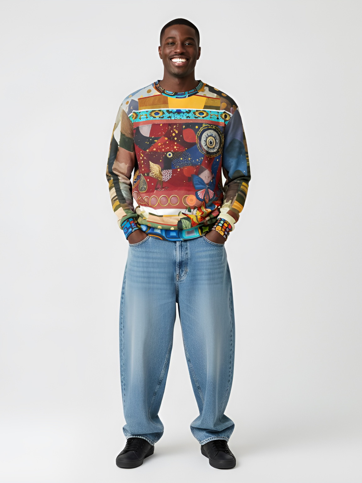 Forest Fowl in the Garden of Eden Unisex Sweatshirt (Gold Label)