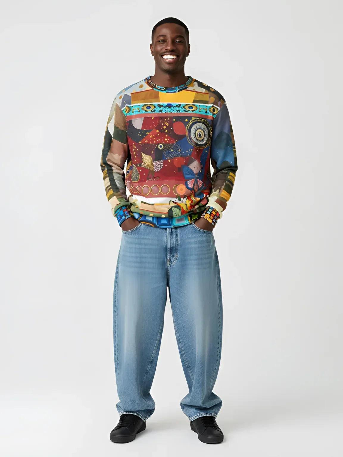 Forest Fowl in the Garden of Eden - Klee - Unisex Sweatshirt (Gold Label)