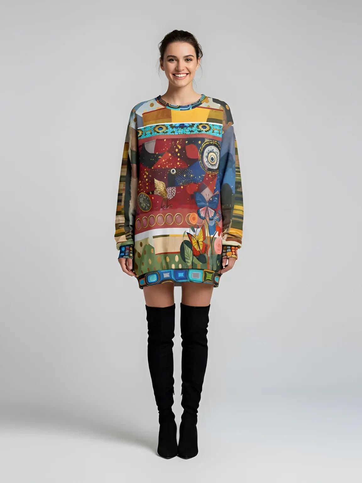 Forest Fowl in the Garden of Eden - Klee - Unisex Sweatshirt (Gold Label)