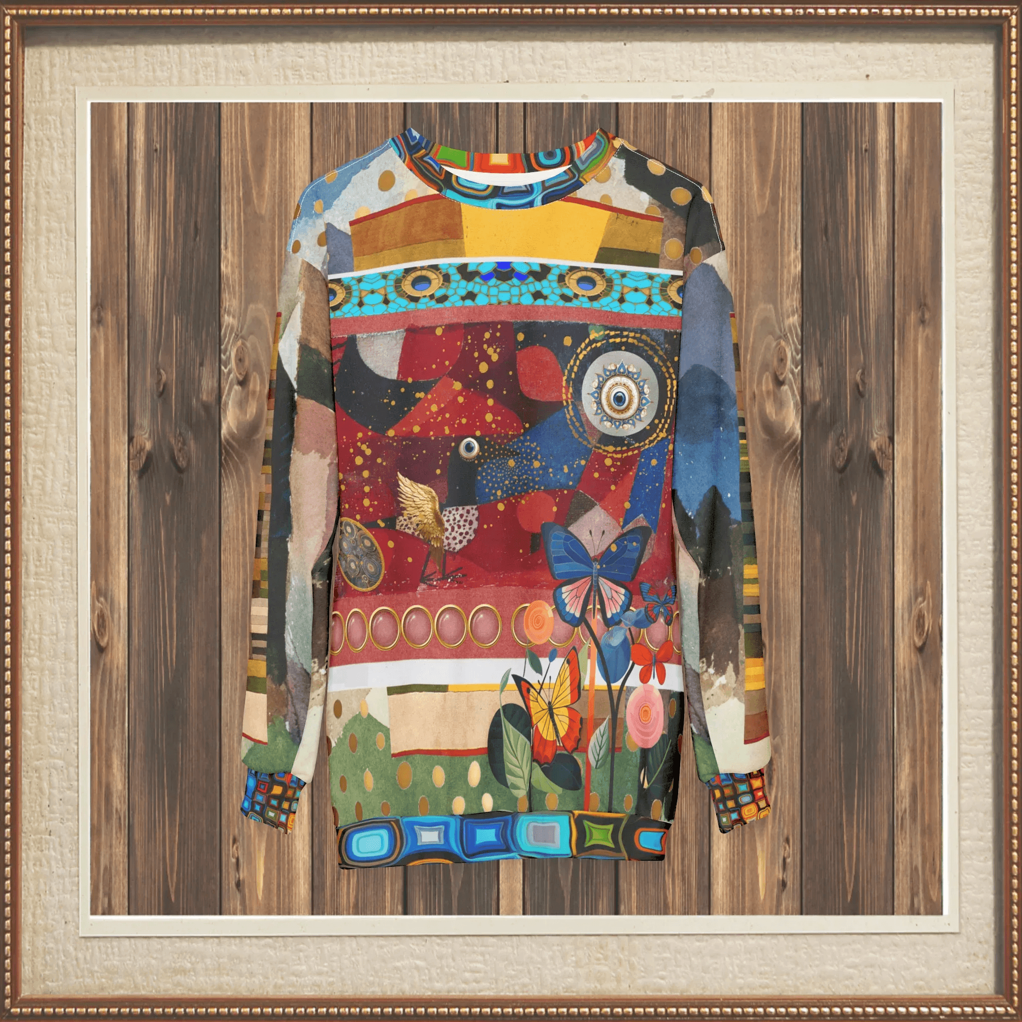 Forest Fowl in the Garden of Eden - Klee - Unisex Sweatshirt (Gold Label)