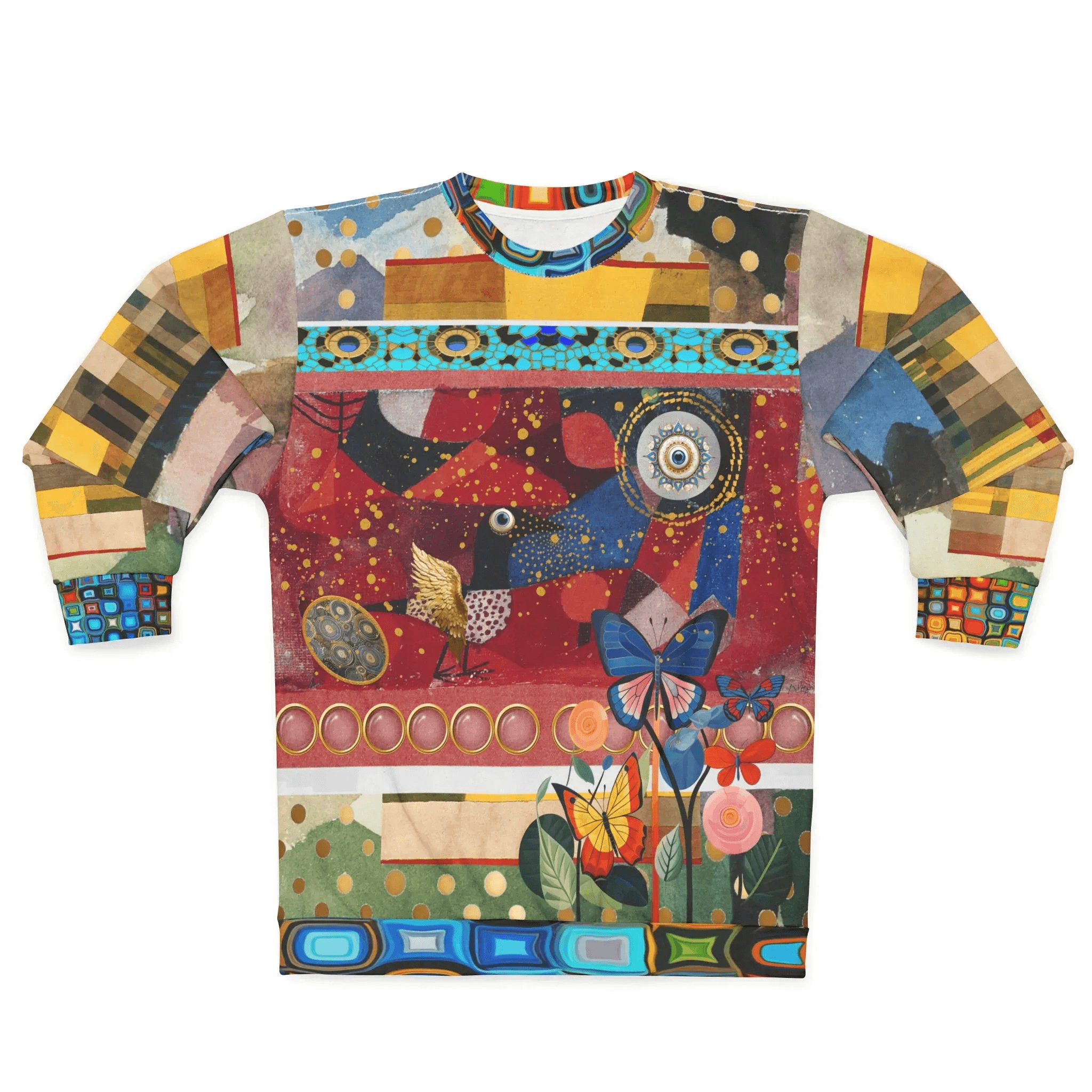 Forest Fowl in the Garden of Eden - Klee - Unisex Sweatshirt (Gold Label)