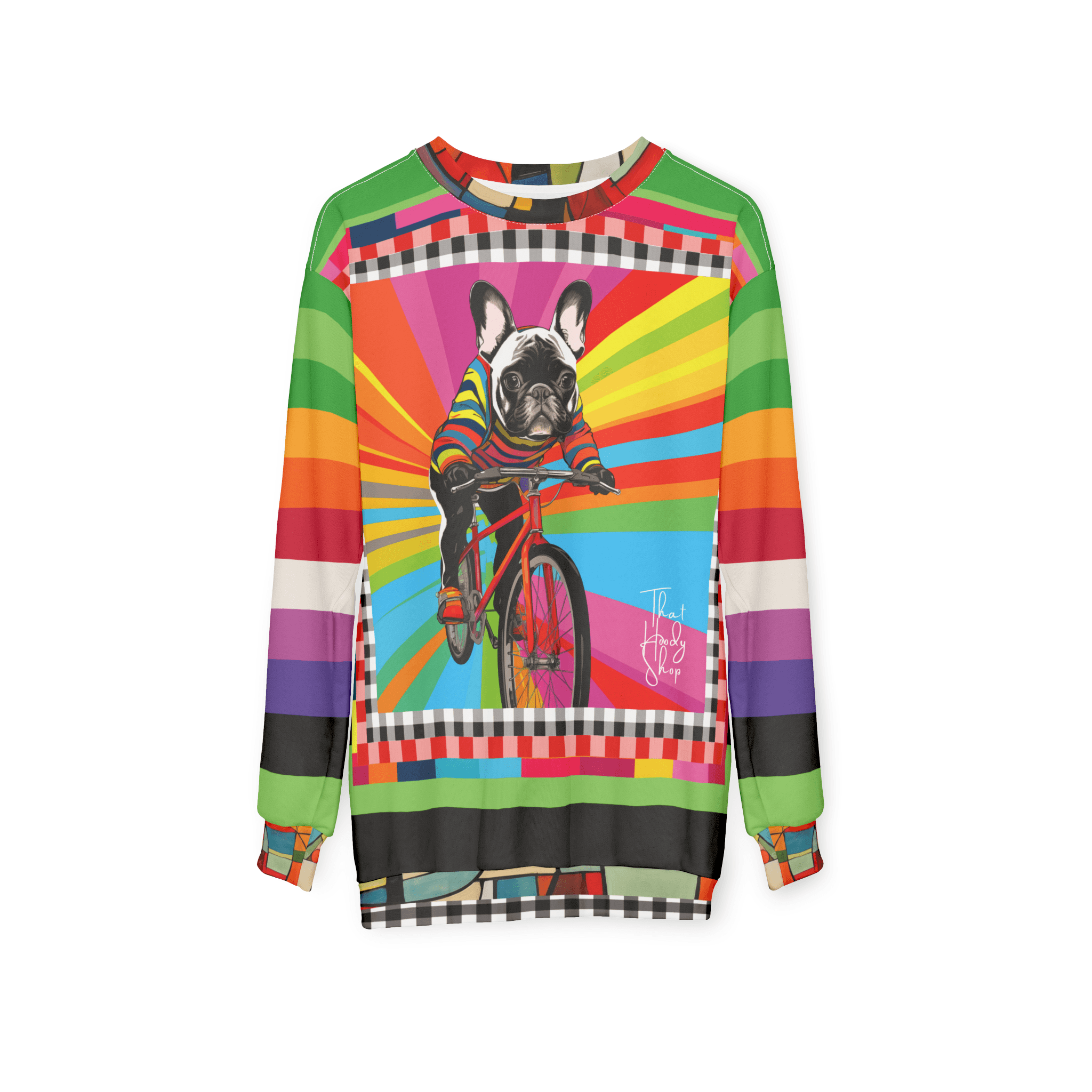 French Bulldog - Off to the Races Unisex Sweatshirt (Gold Label)