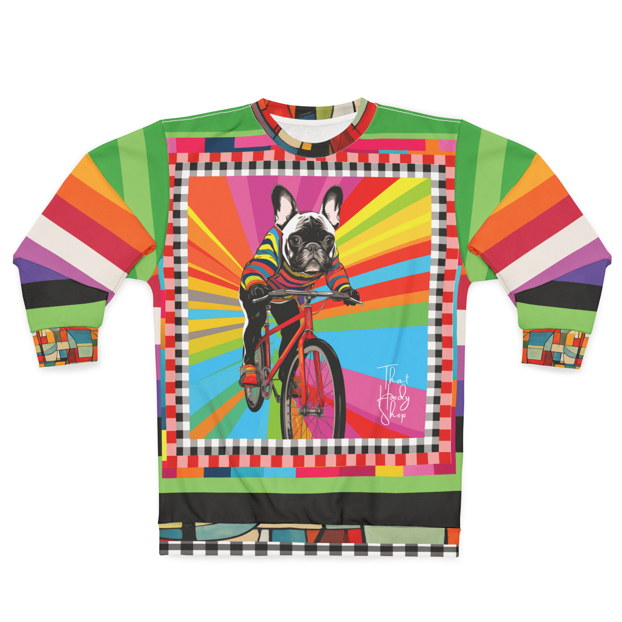 French Bulldog - Off to the Races Unisex Sweatshirt (Gold Label)