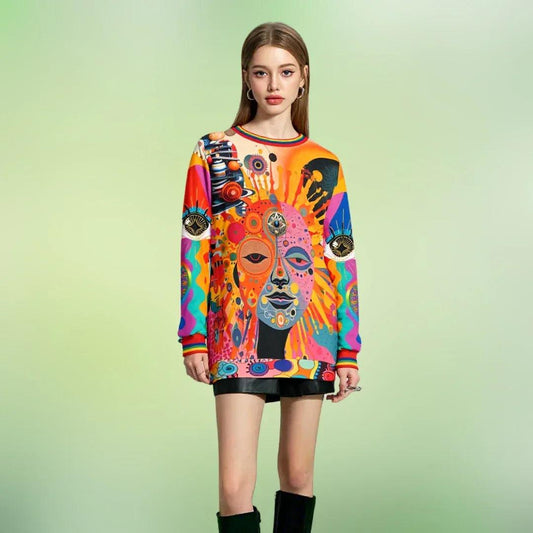 Futurama Sun Goddess in Metropolis Haze Unisex Sweatshirt (Gold Label)