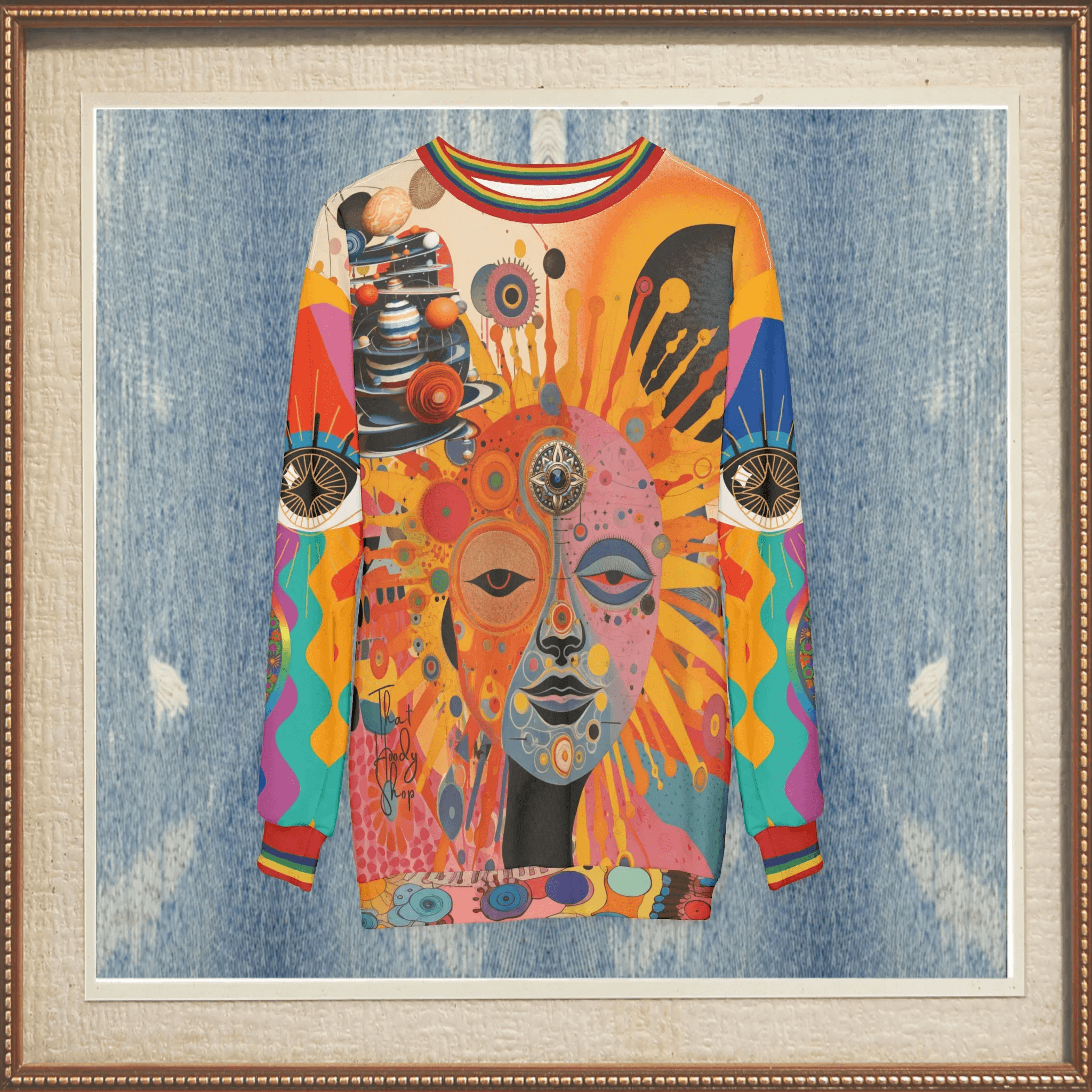 Futurama Sun Goddess in Metropolis Haze Unisex Sweatshirt (Gold Label)