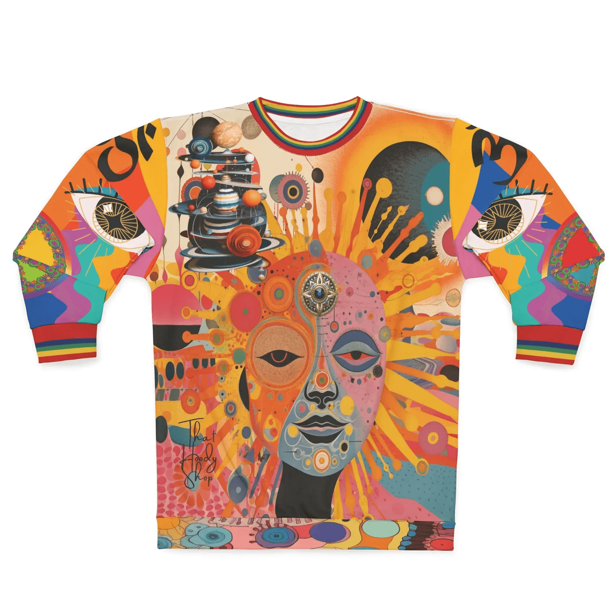 Futurama Sun Goddess in Metropolis Haze Unisex Sweatshirt (Gold Label)