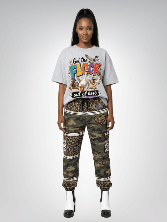 Get the FLOCK Out of Here - Duck Brigade Heavyweight Unisex Tee