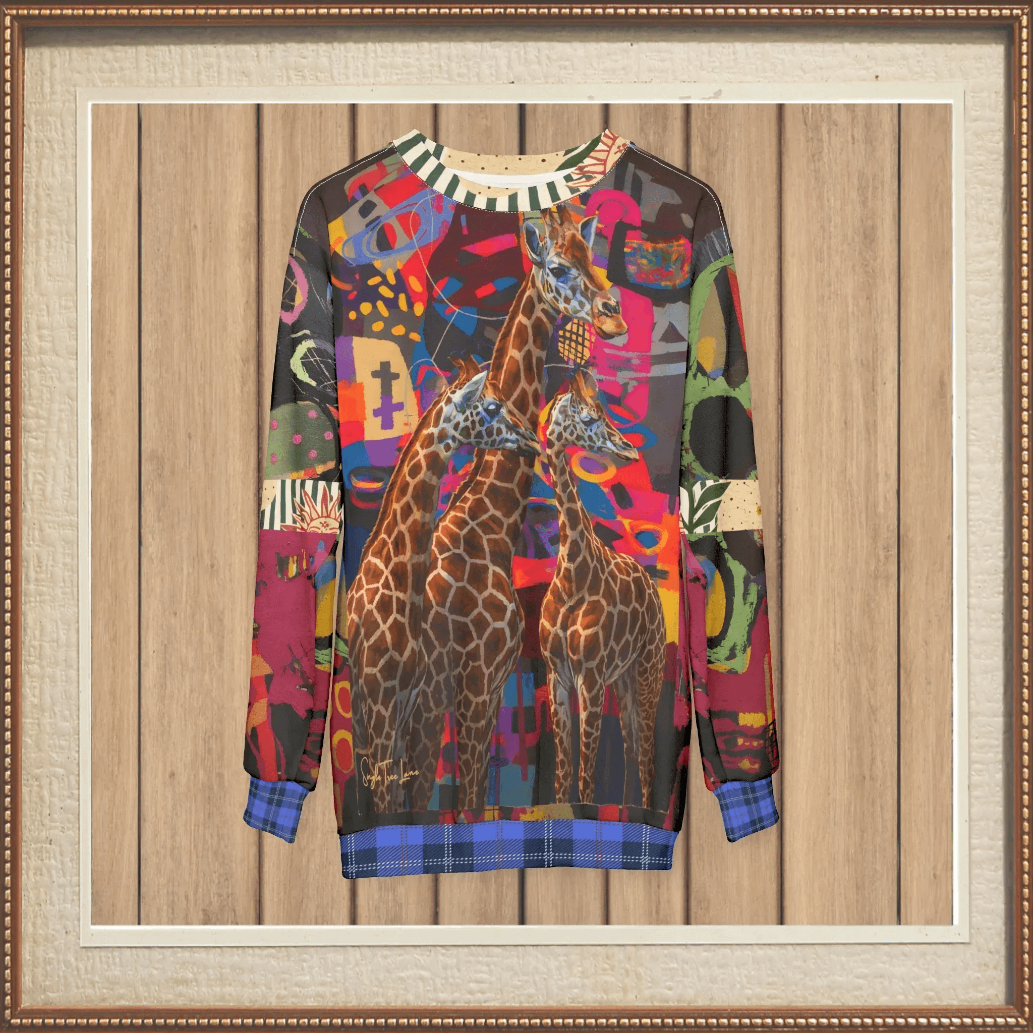 Giraffes of Tanzania - Straight Outta Africa Collection - Unisex Sweatshirt (Gold Label)
