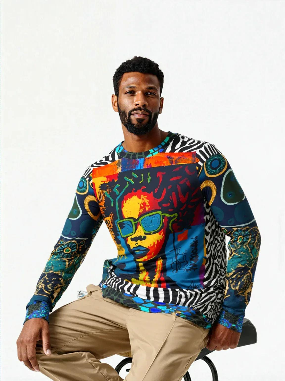 Girl With Attitude Graffiti Art Unisex Sweatshirt (Gold Label)
