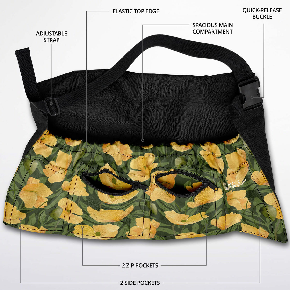 Golden Petal Grove Garden Harvest Bag