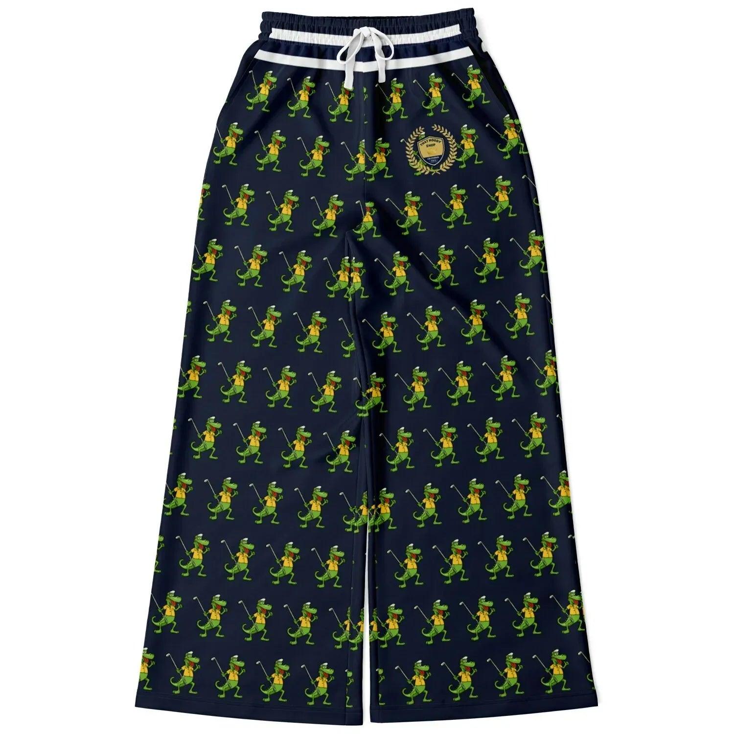 Gator Goes Golfing Eco-Poly Wide Leg Pants