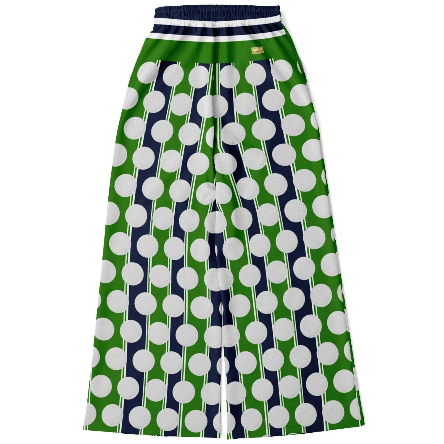 Golf - Off to the Tourney Eco-Poly Wide Leg Pants