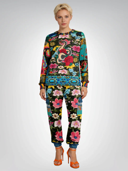 My Floral Camo Paradise - Year of the Snake Unisex Sweatshirt (Gold Label)