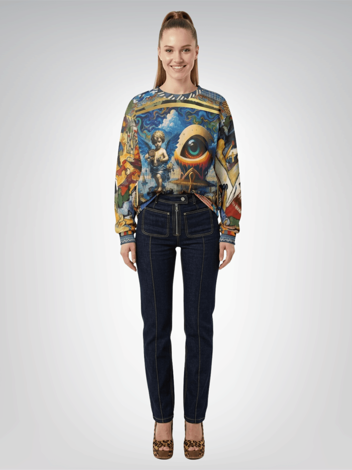 Guardian of the Eye Beyond Time Unisex Sweatshirt (Gold Label)