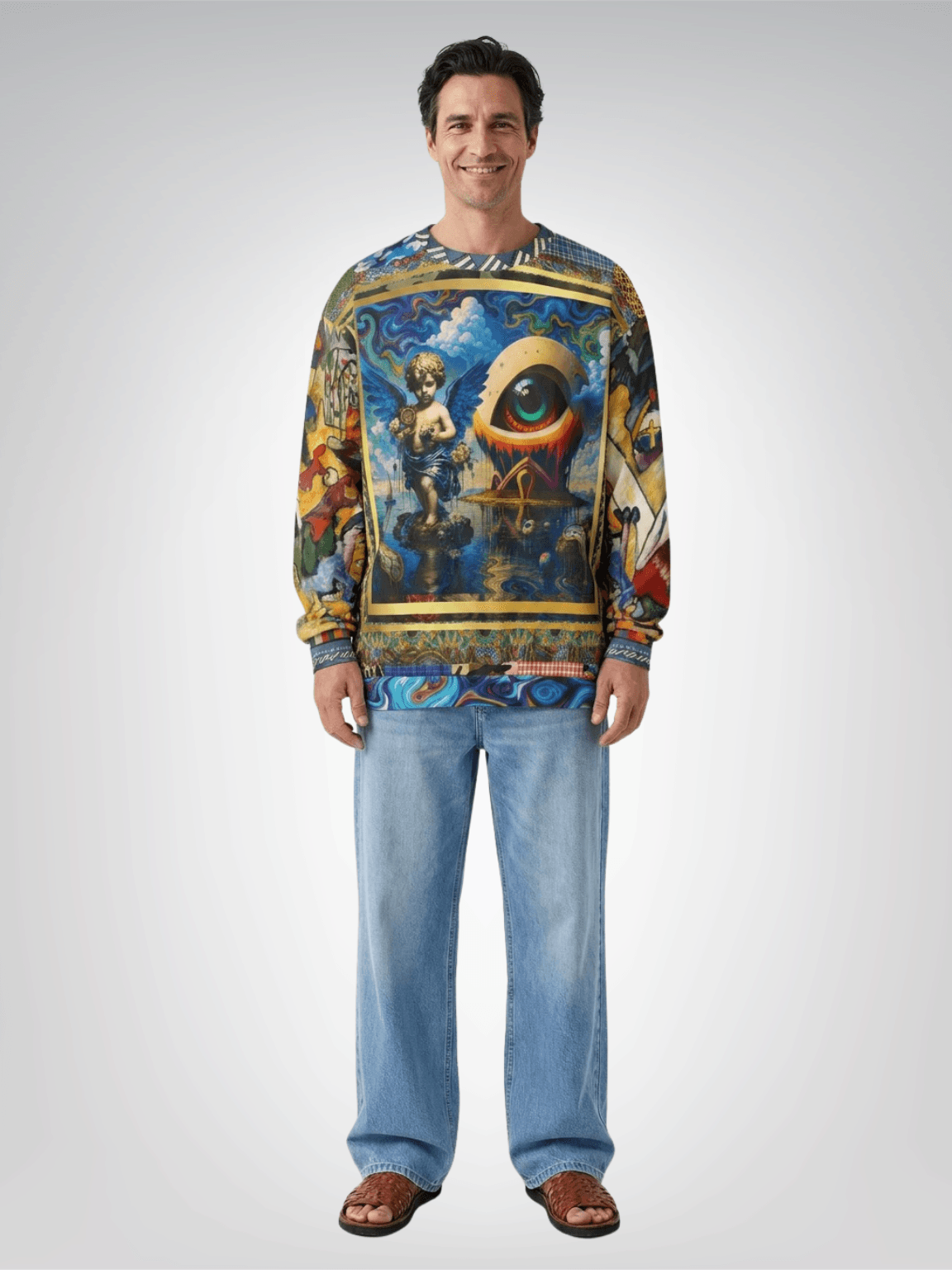 Guardian of the Eye Beyond Time Unisex Sweatshirt (Gold Label)