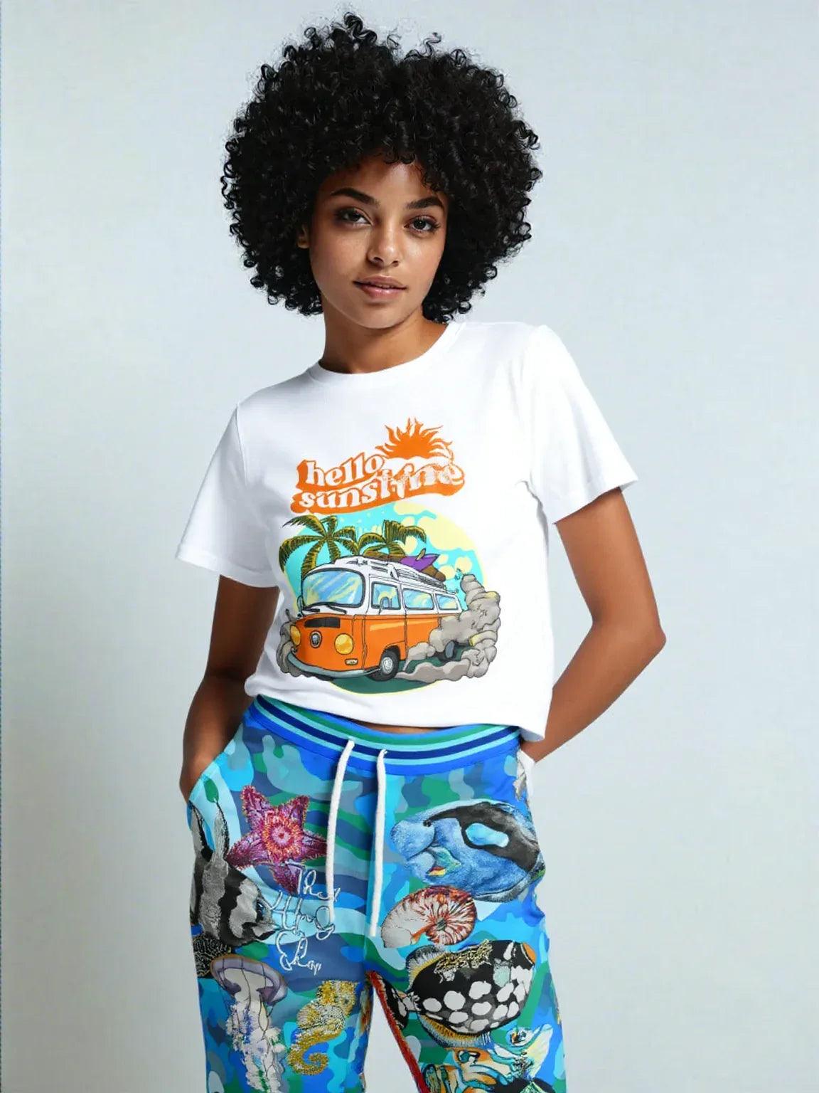 Save the Oceans Blue Camo Eco-Poly Unisex Joggers