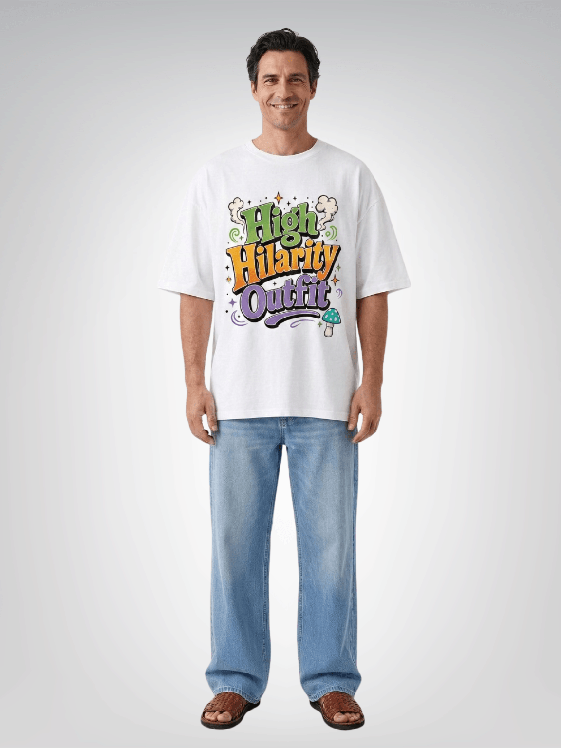 High Hilarity Outfit - Social Commentary Heavyweight Unisex Tee