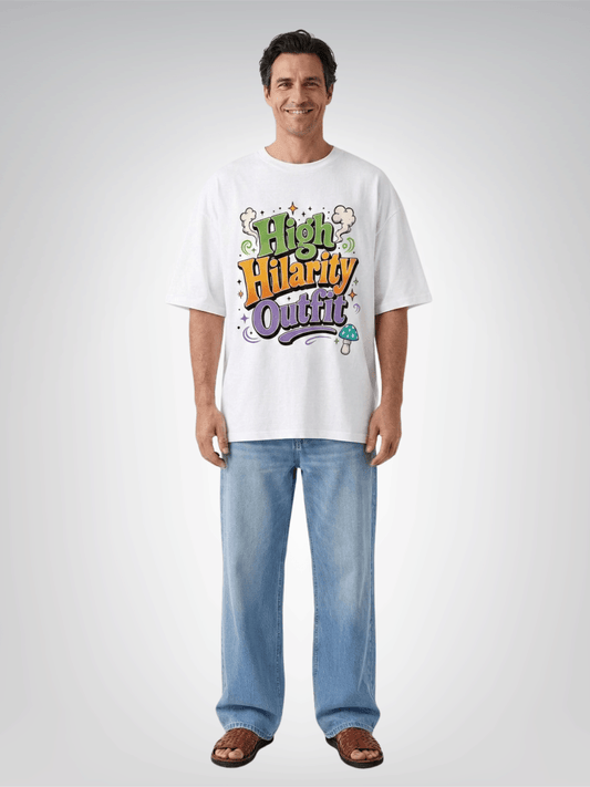 High Hilarity Outfit - Social Commentary Heavyweight Unisex Tee