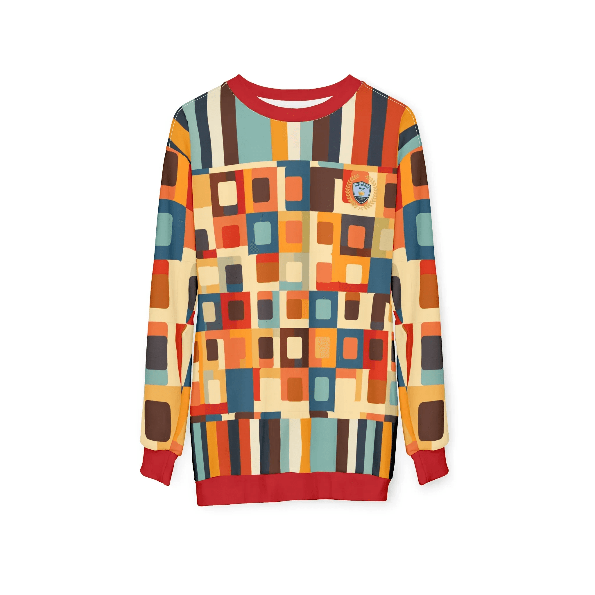 Hip Hip Hooray Groovy Geometric Unisex Sweatshirt (Gold Label)
