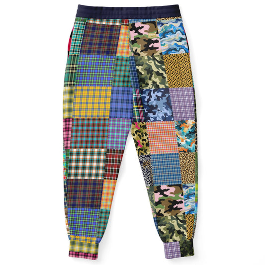 Hodgepodge Camo Plaid Revisited Eco-Poly Unisex Joggers