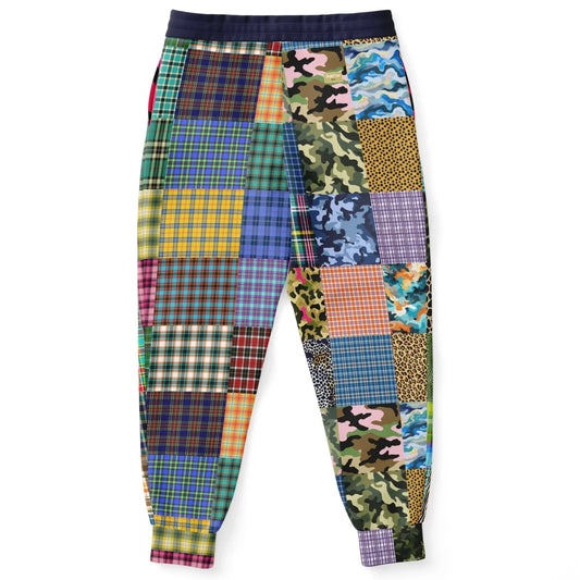 Hodgepodge Camo Plaid Revisited Eco-Poly Unisex Joggers