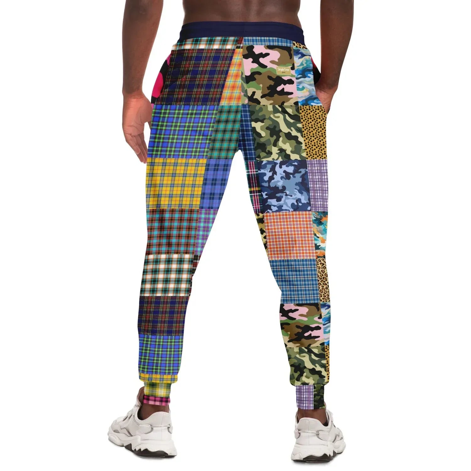 Hodgepodge Camo Plaid Revisited Eco-Poly Unisex Joggers