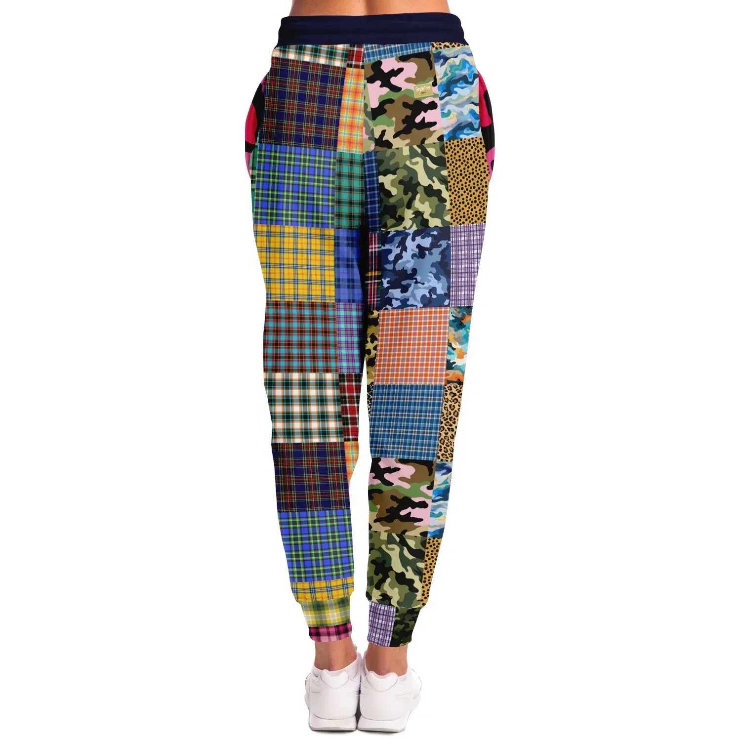 Hodgepodge Camo Plaid Revisited Eco-Poly Unisex Joggers