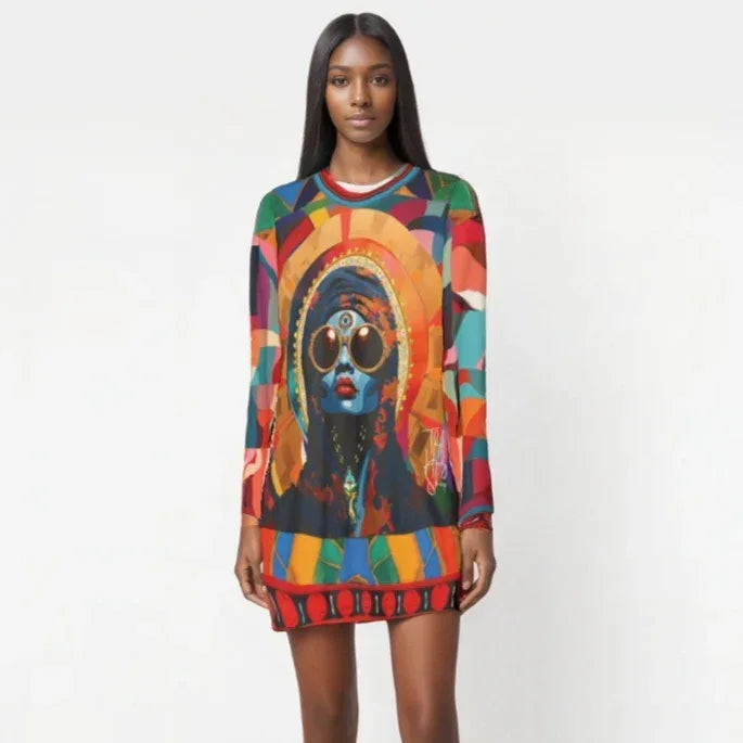 Holy Divinity Black Madonna Unisex Sweatshirt (Gold Label)