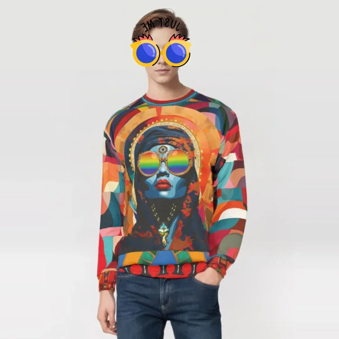 Holy Divinity Black Madonna Unisex Sweatshirt (Gold Label)