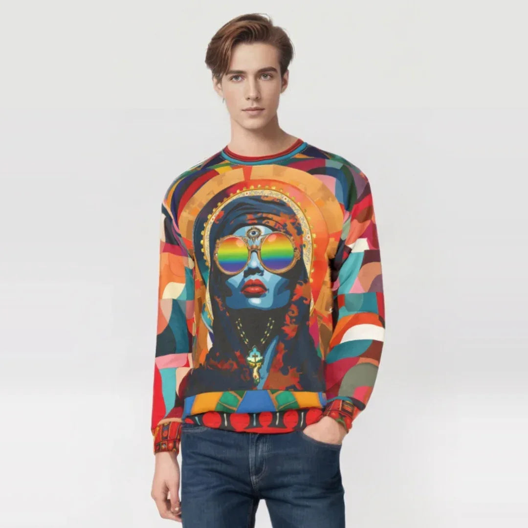 Holy Divinity Black Madonna Unisex Sweatshirt (Gold Label)