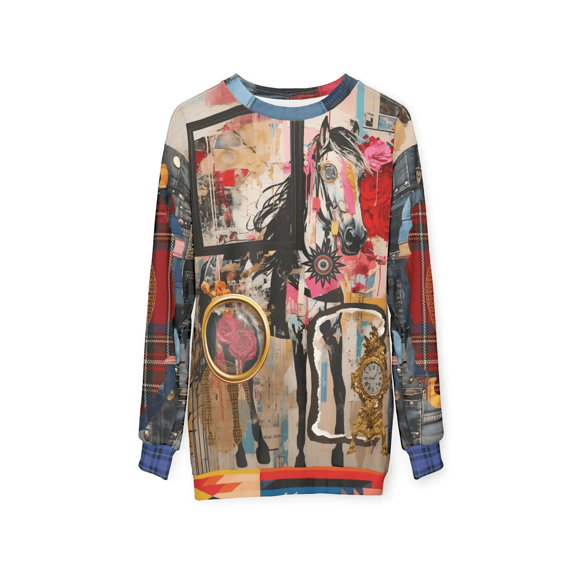 Horse in Perspectives Unisex Sweatshirt (Gold Label)