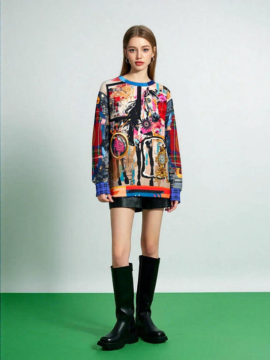 Horse in Perspectives Unisex Sweatshirt (Gold Label)