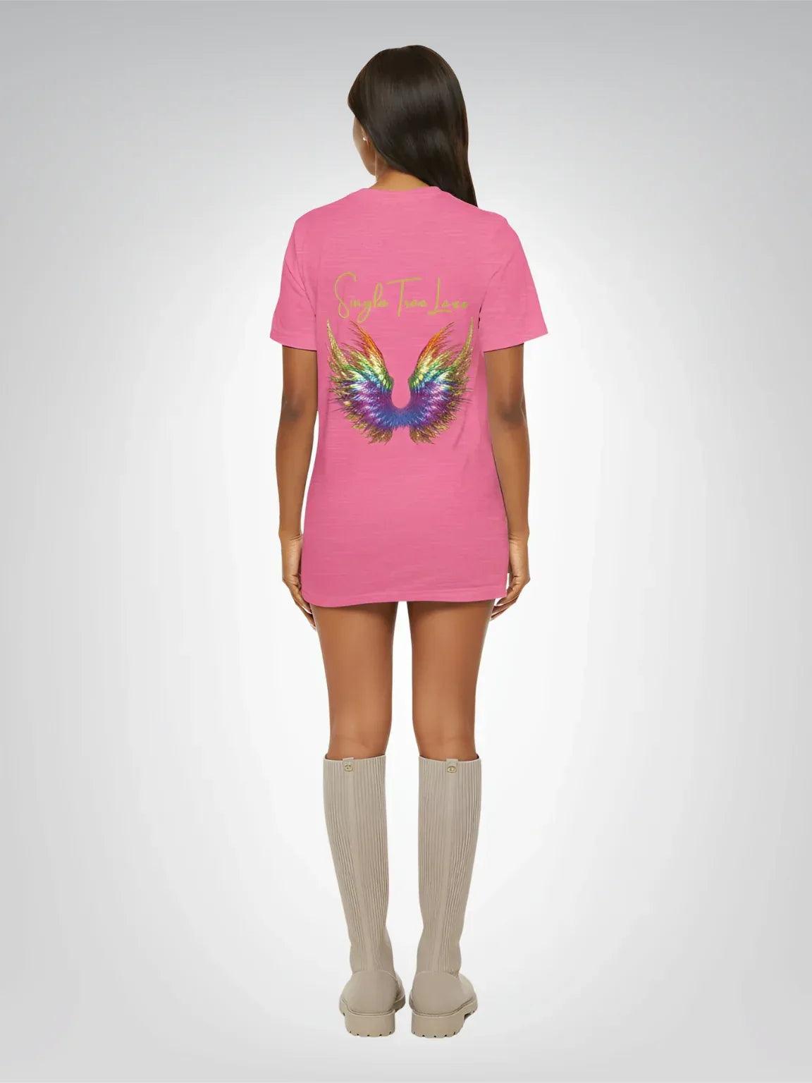 I am Love Angel Wings Short Sleeve Tee