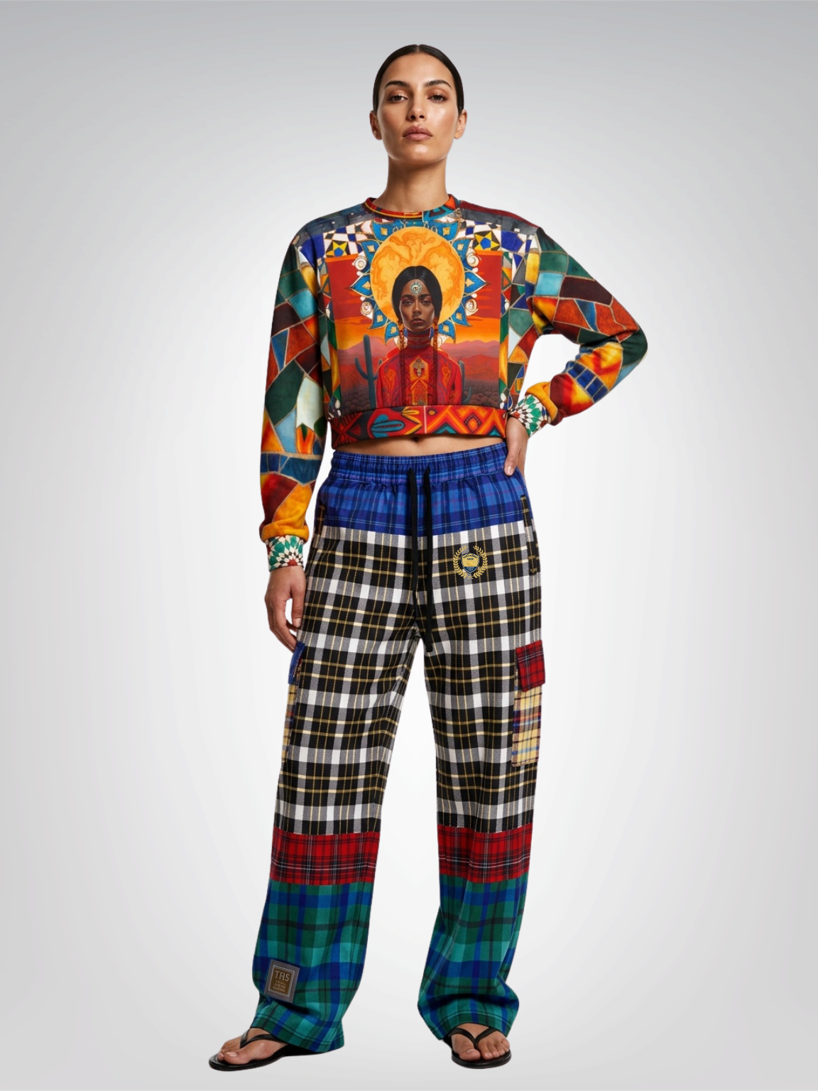 I Call Judgement - Hispanic Heritage Cropped Sweatshirt (Gold Label)