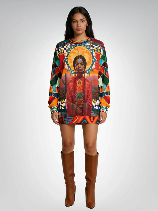 I Call Judgement Mexican Art Unisex Sweatshirt (Gold Label)