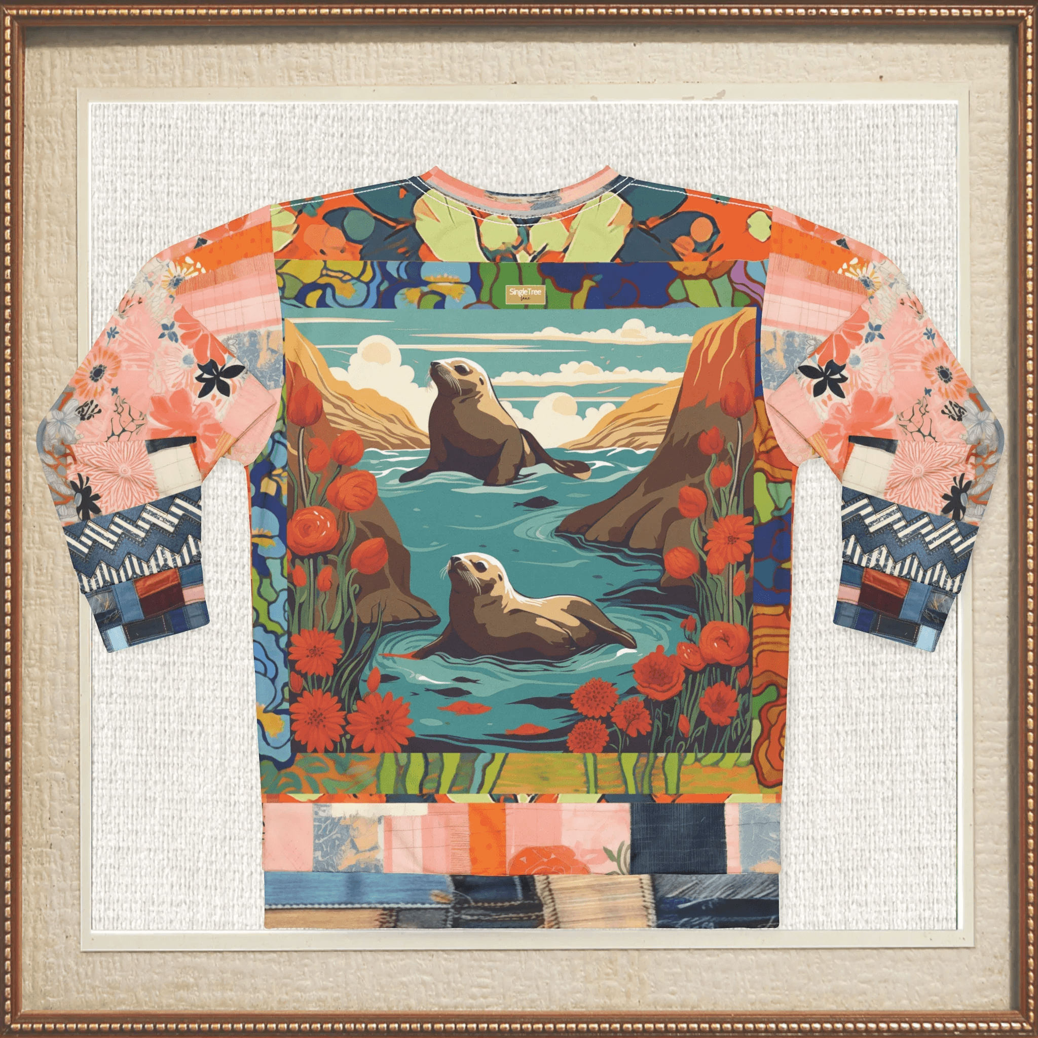 I Love You California - Mendocino Coast Sea Lions Unisex Sweatshirt (Gold Label)