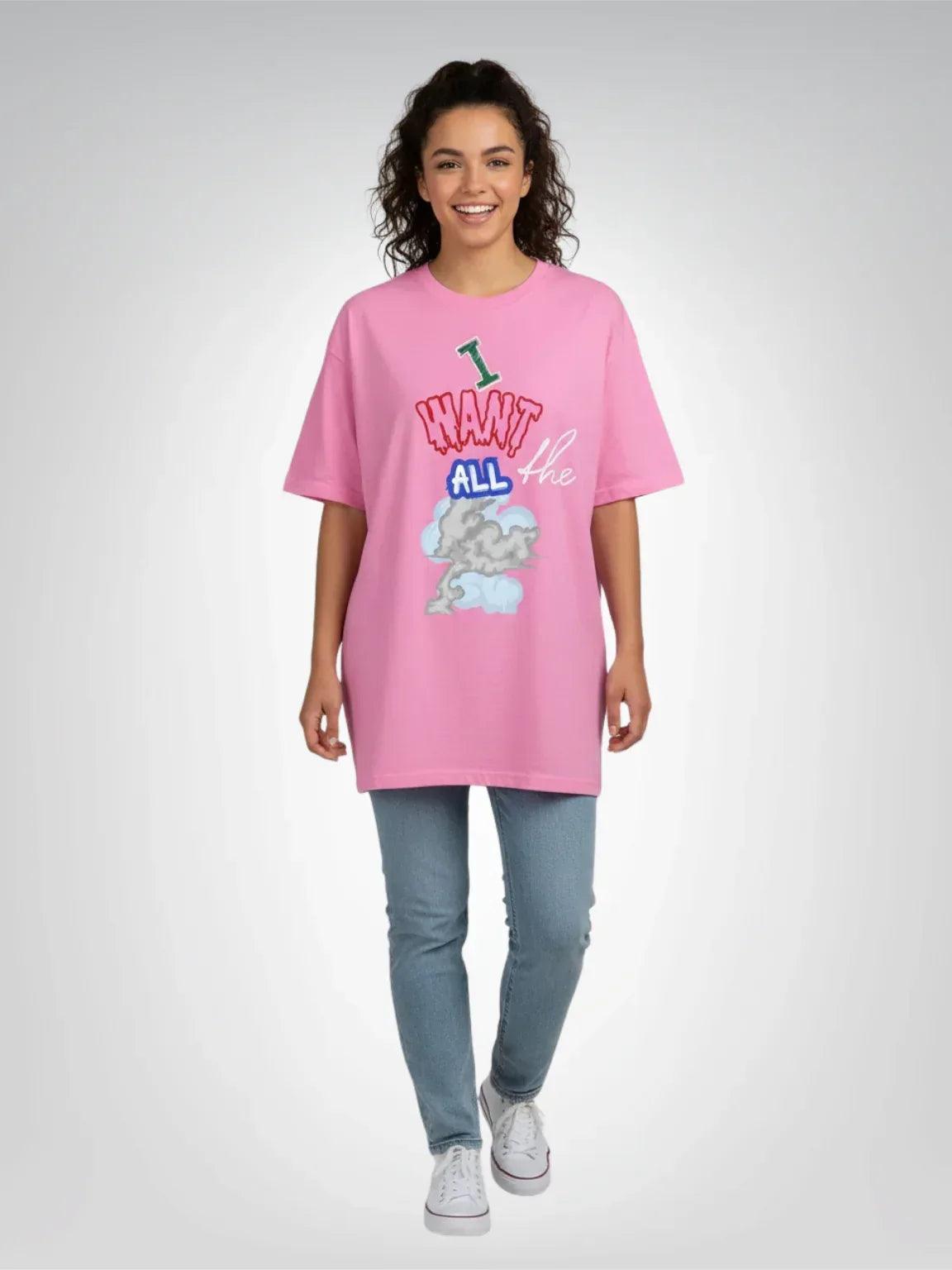 I Want All the Smoke Heavyweight Unisex Tee