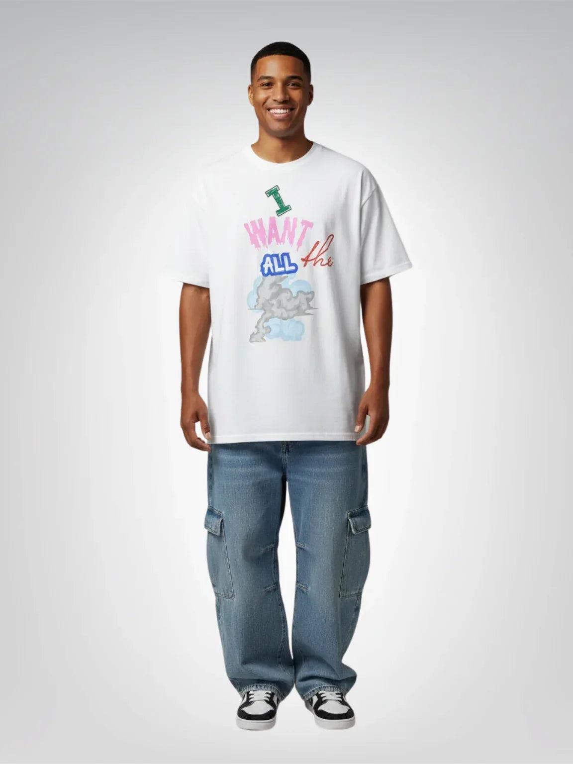 I Want All the Smoke Heavyweight Unisex Tee