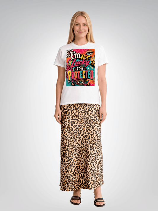 I'm Not Lucky I'm Protected Heavyweight Unisex Tee