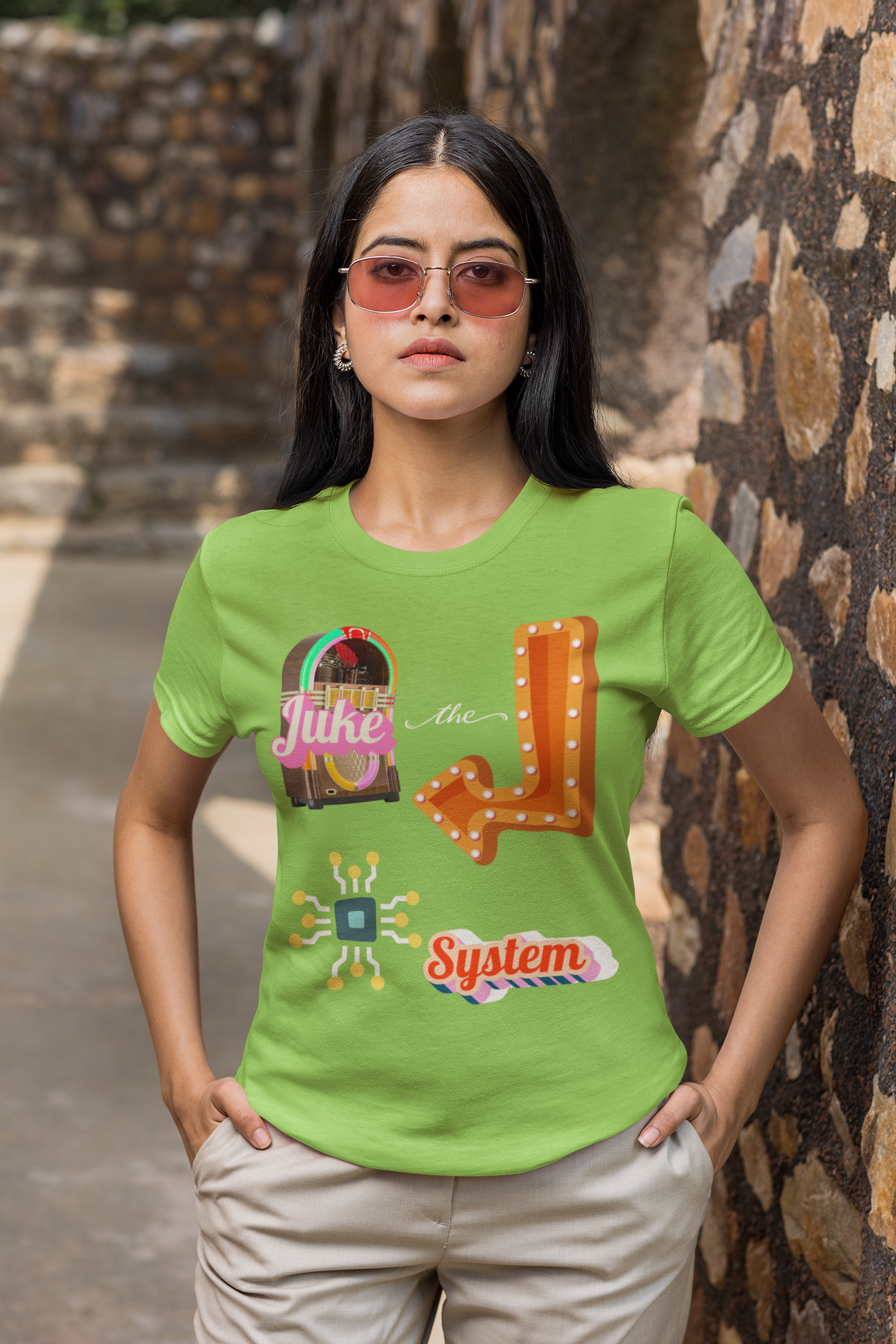 Juke the System Heavyweight Unisex Tee