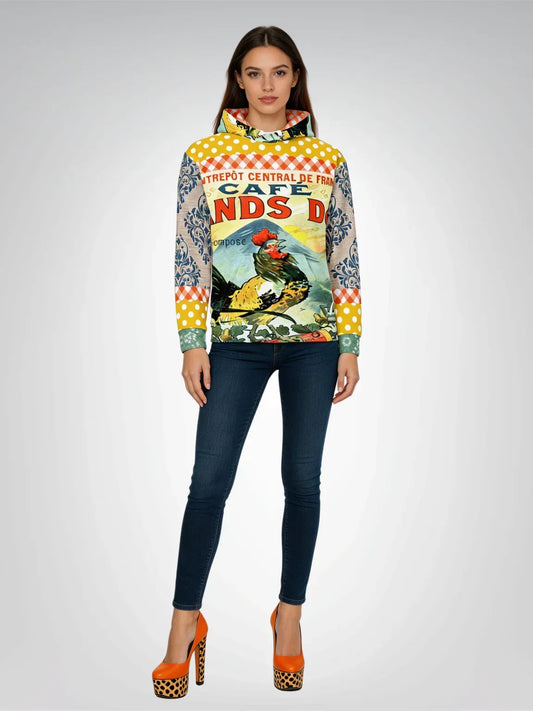 Le Gaulois French Rooster Unisex Hoodie