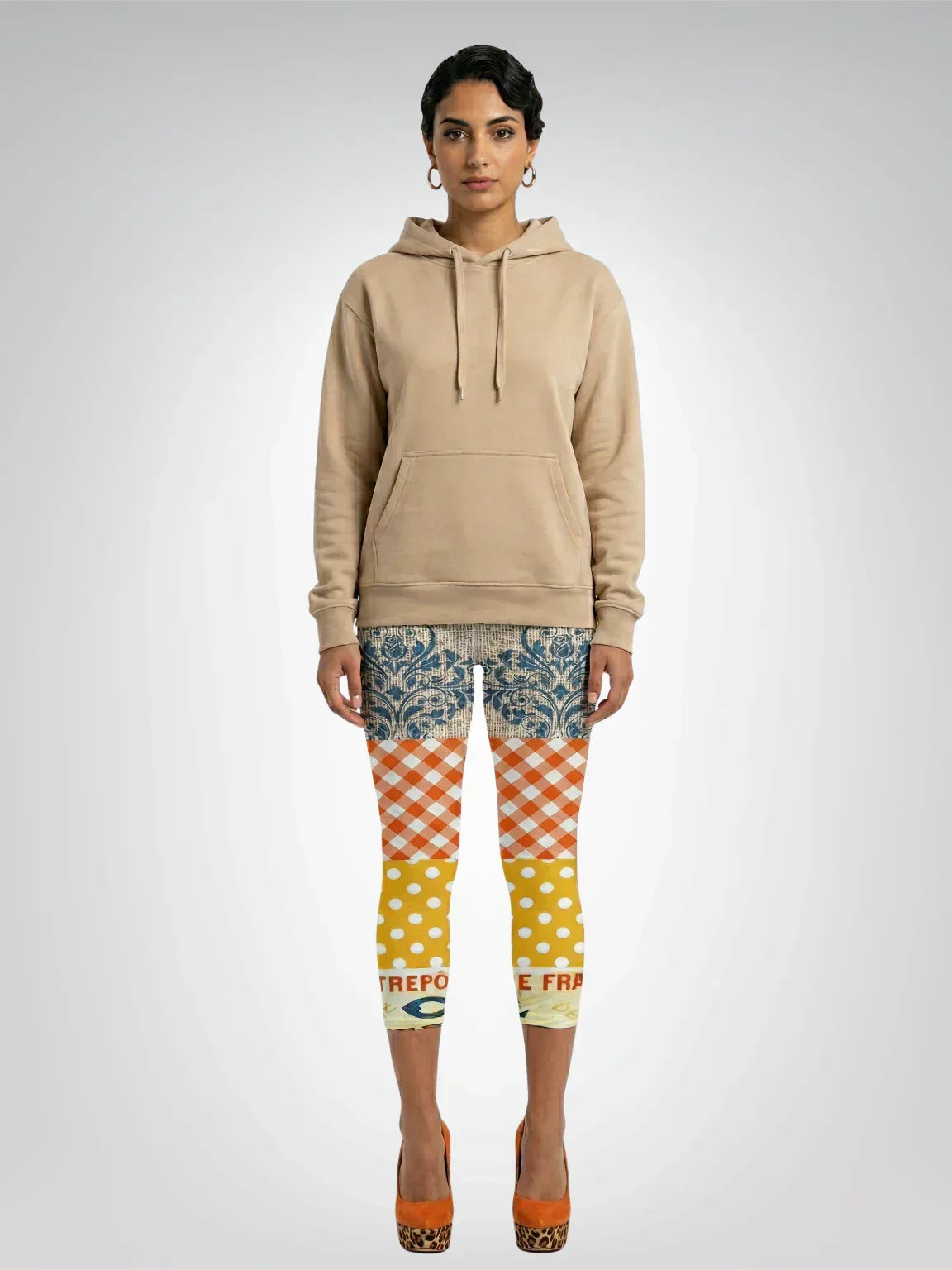 Le Gaulois French Rooster Capri Leggings