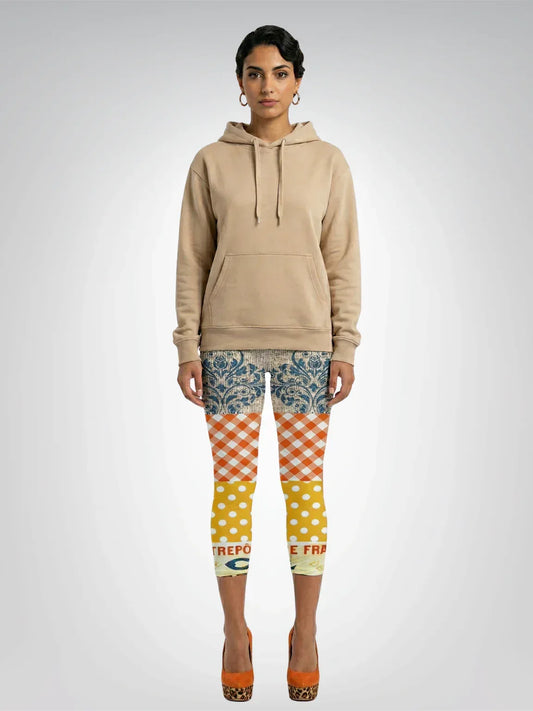 Le Gaulois French Rooster Capri Leggings