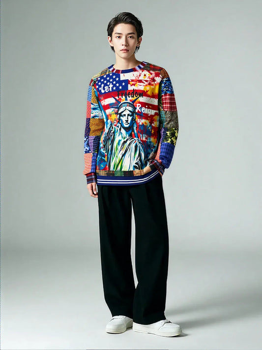 Let Freedom Reign America Unisex Sweatshirt (Gold Label)