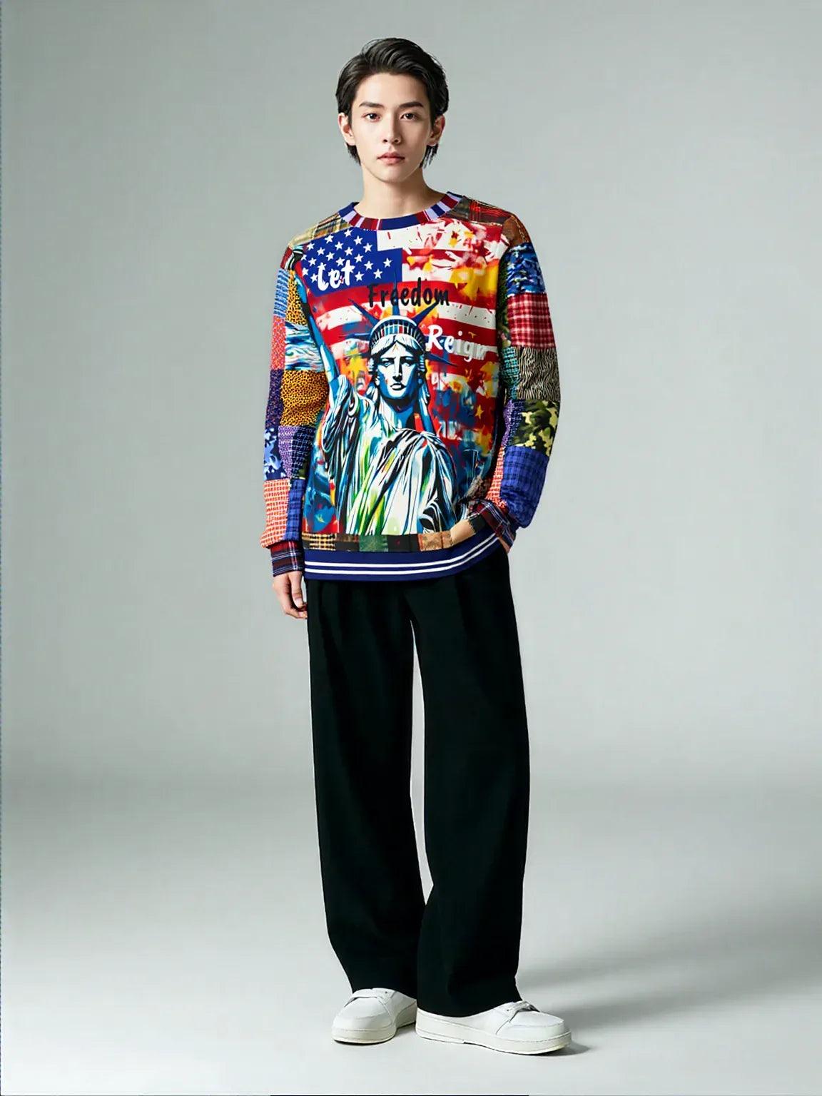 Let Freedom Reign America Unisex Sweatshirt (Gold Label)