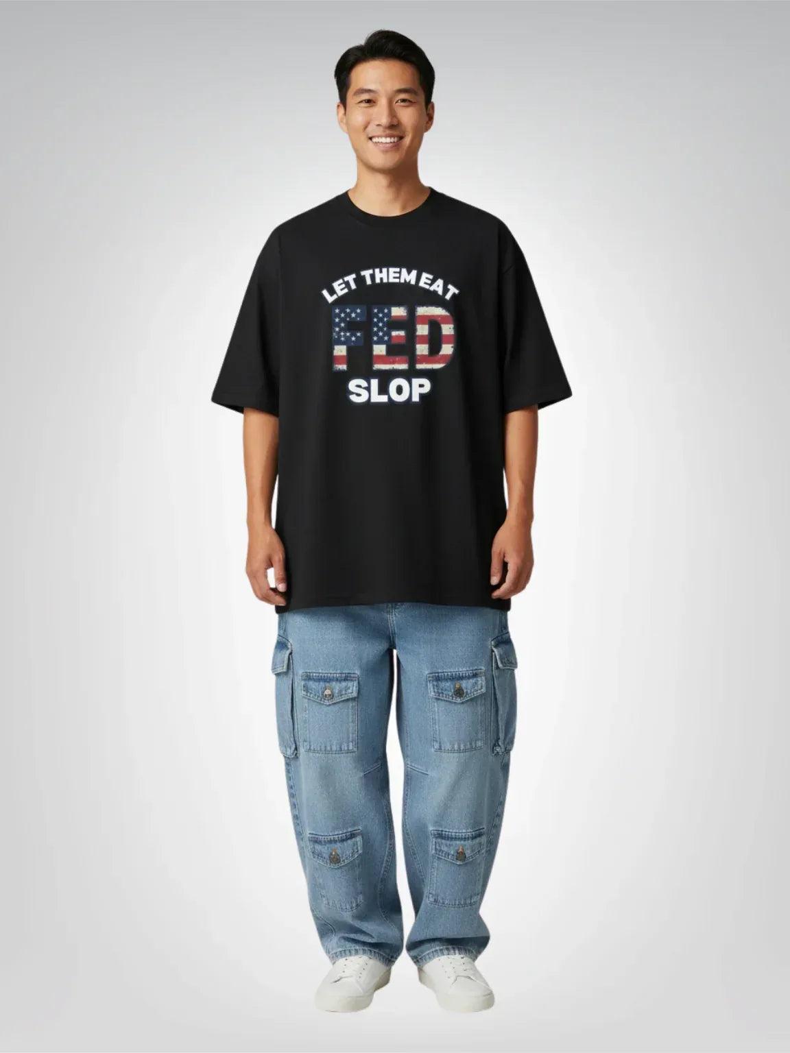 Let Them Eat FED Slop Heavyweight Unisex Tee