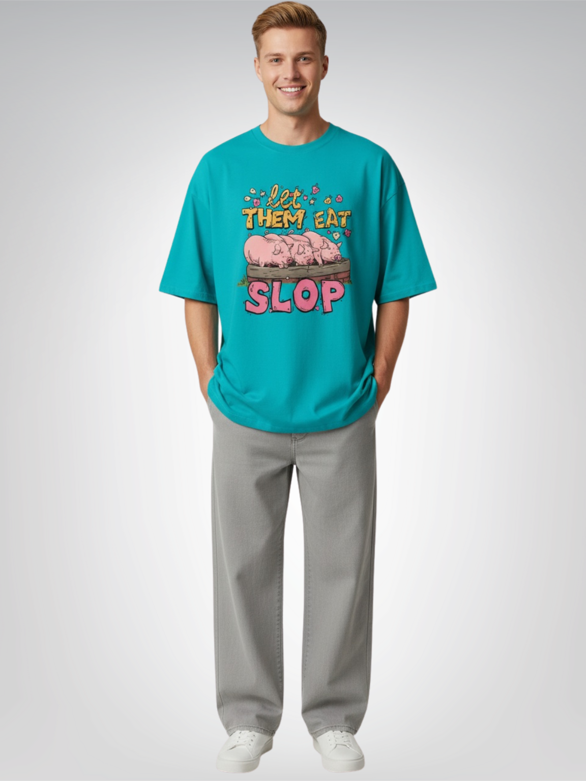 Let Them Eat Slop Heavyweight Unisex Tee