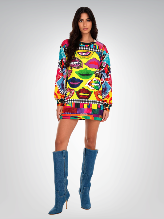 Lips on Display Unisex Sweatshirt (Gold Label)